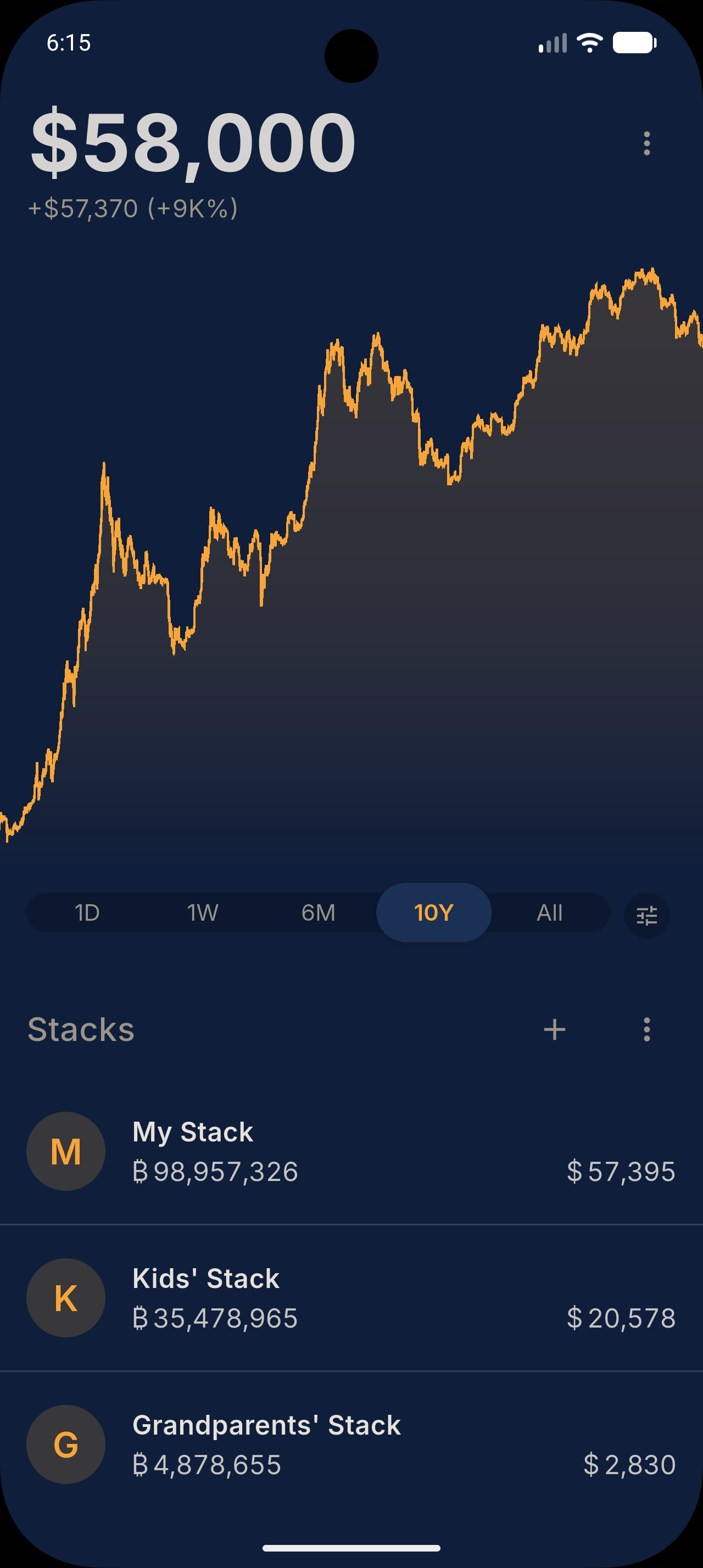 Open Bitcoin Tracker — Deepsea Blue